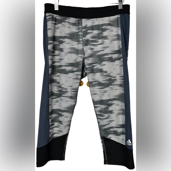 NWT Adidas Techfit Climalite Jogging Workout Capri Leggings | Size: Large - Picture 1 of 7
